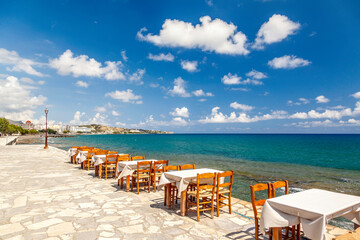 Fototapeta na wymiar Ierapetra town, the southernmost city of Europe, in Crete island, Greece, Europe.
