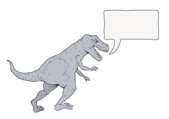 Dinosaur talking draw