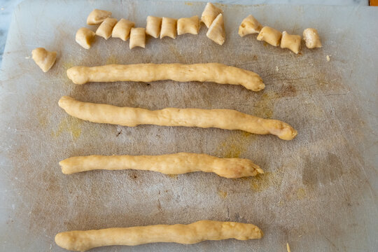 preparation of struffoli 1.