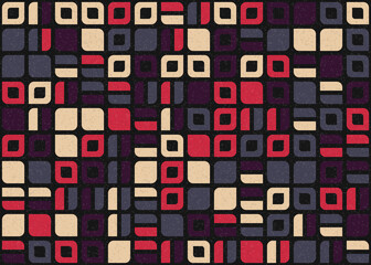 Abstract Geometric Pattern generative computational art illustration