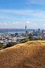 Paysage urbain et baie à Auckland, Nouvelle Zélande