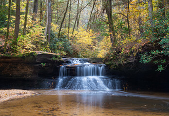Waterfall in Autumn