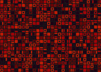 Abstract Geometric Pattern generative computational art illustration