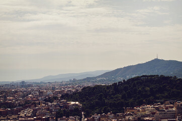 Barcelona city view