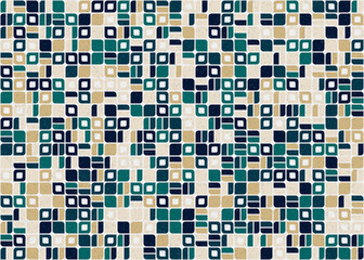 Abstract Geometric Pattern generative computational art illustration