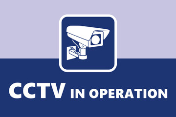 Safety Signage for CCTV Camera