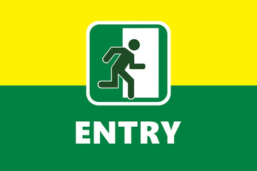 Safety Signage for Entry