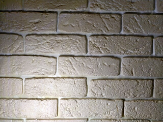 Background image in the form of gray brick, Photo background, which is illuminated for text