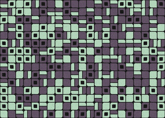 Abstract Geometric Pattern generative computational art illustration