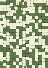 Abstract Geometric Pattern generative computational art illustration