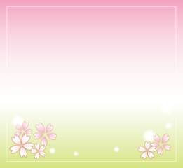 桜 ピンク 背景 バックグラウンド 春 桃色 広告 sakura spring cards back CMYK調節済み