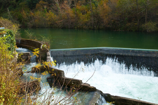 Paraje Natural Escala Salmonera de Ca&ntilde;o, R&iacute;o Sella, Ca&ntilde;o, Asturias