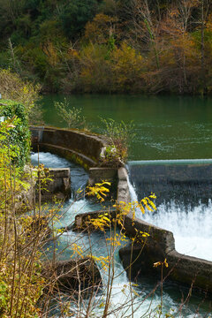 Paraje Natural Escala Salmonera de Ca&ntilde;o, R&iacute;o Sella, Ca&ntilde;o, Asturias