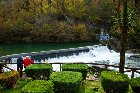 Paraje Natural Escala Salmonera de Ca&ntilde;o, R&iacute;o Sella, Ca&ntilde;o, Asturias