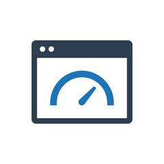 Website response rate icon