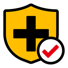 Fototapeta premium セキュリティチェックアイコン