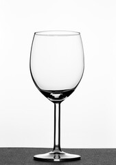 empty wine glass
