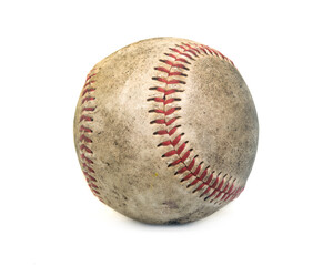 baseball ball on a white background.