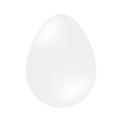 White egg. The concept of a correct healthy diet, organic products. Bird egg, reptile, dinosaur