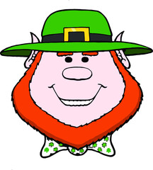 Leprechaun with bowtie.