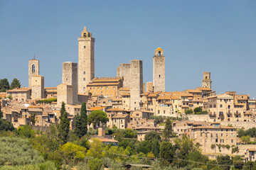 Obraz premium San Gimignano, UNESCO site, Tuscany, Italy