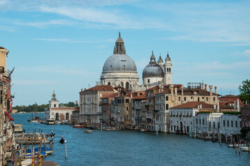 Fototapeta premium Buildings on the Grand Canal, city of Venice, Italy, Europe