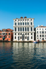 Naklejka premium Buildings on the Grand Canal, city of Venice, Italy, Europe