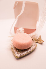 Jabón natural hecho mano.