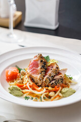 tuna with vegetables