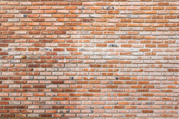 Beautiful brick walls that are not plastered background and texture. Background of old vintage brick walls.