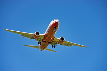 Passenger Plane Landing