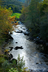 Río Asón, tramo alto entre Ramales y Arredondo.  Cantabria. España