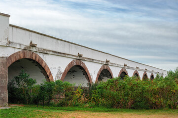 Fototapeta premium Nine-holed bridge, Hortobagy Hungary