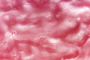 Full frame background of gooey pink slime