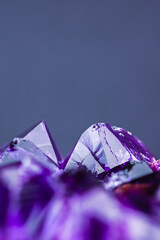 Amethyst druse geode crystal 