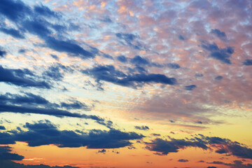 Obraz premium The magical colors of the sunset