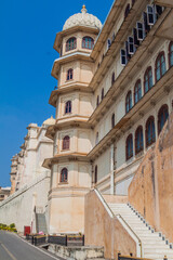 City palace in Udaipur, Rajasthan state, India