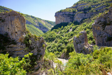 Fototapeta na wymiar Canyon en Provence, France