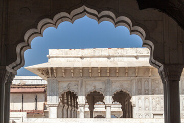 Khas Mahal at Agra Fort, Uttar Pradesh state, India