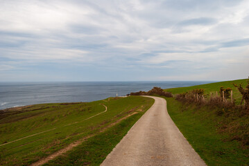 Mountain road to the coast
