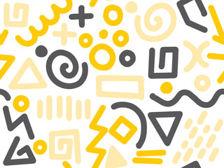 Abstraction geomtric pattern in organic oval line shapes. In chaotic composition.Abstraction geomtric pattern in organic oval line shapes. In chaotic composition. White background.