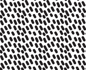 Geometric, rythm rain pattern draw by hand. Nice looking oval and organic shape