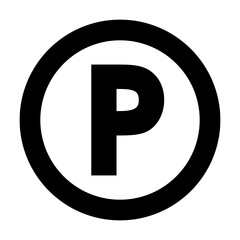 P - Copyright and Registered trademark symbol