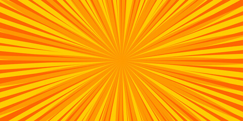 Obraz premium Pop art yellow comics book cartoon magazine cover. Cartoon funny retro pattern strip mock up. Vector halftone illustration. Vintage backdrop for comic superhero text, speech bubble, message.