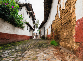 Orange colonial city of M&eacute;xico