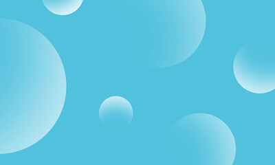 White circles gradient on blue abstract background. Modern graphic design element.