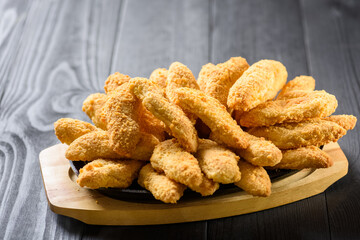 baked chicken tenderloin in breadcrumbs