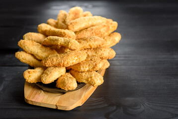 baked chicken tenderloin in breadcrumbs