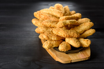 baked chicken tenderloin in breadcrumbs