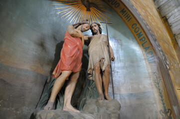 Figurine of Jesus with cross, Église Saint-Pierre (ancienne chapelle du collège des Jésuites),...